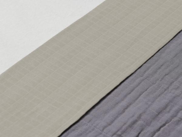 Jollein laken cotton wrinkled - nougat - Afbeelding 3
