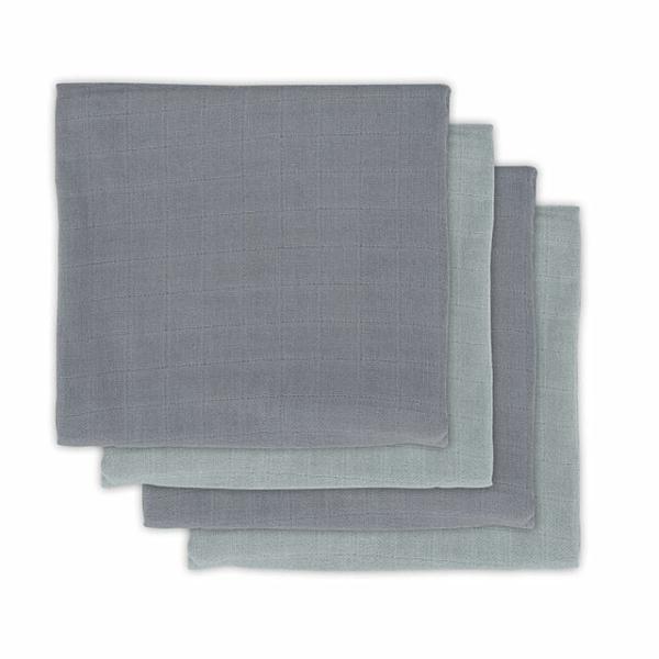 Jollein multidoek bamboe small 70x70 - storm grey