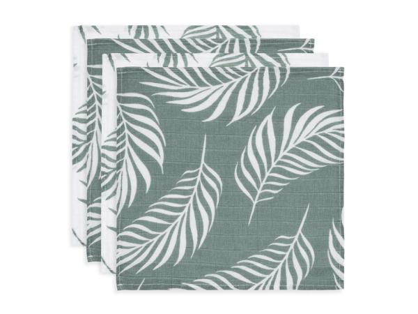 Jollein hydrofiel luiers nature (4-pack) - ash green