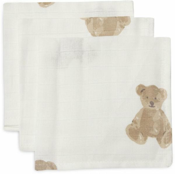 Jollein Monddoekjes hydrofiel - Teddy Bear