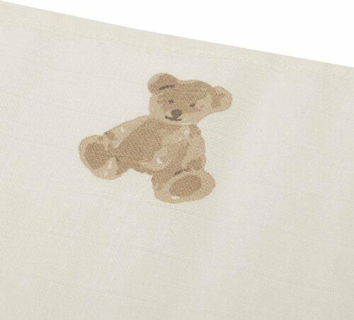 Jollein multidoek small 70x70 cm - teddy bear (3-pack) - Afbeelding 2