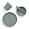 Jollein kinderserviesset dinerset siliconen (4-delig) - ash green - Afbeelding 5