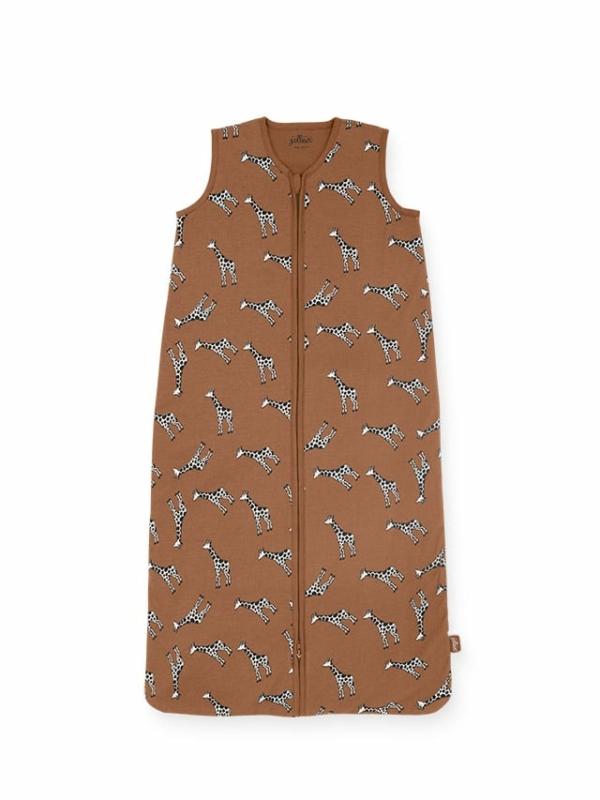 Jollein slaapzak zomer mouwloos giraffe - caramel (0.5 tog)