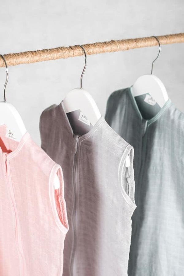 Jollein slaapzak zomer hydrofiel - pale pink - Afbeelding 4
