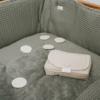 Koeka boxkleed wafel 75x95 - shadow green/natural - Afbeelding 2
