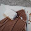 koeka hoes voor babydoekjes Vik - Sand - Afbeelding 5