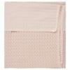 Koeka deken wafel flanel antwerp - grey pink - Afbeelding 2