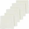 Meyco monddoekjes badstof (6-pack) - wit - Afbeelding 2