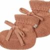 Noppies slofjes Nelson- Cafe Au Lait Melange (one size)