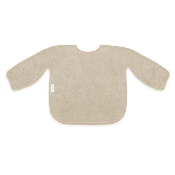 Funnies slab met mouw badstof uni line - cream
