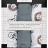 Meyco swaddles 120x120 cm - animal stone green - Afbeelding 2