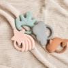Jollein Bijtring Whale - Caramel - 100% natuurlijk rubber - Afbeelding 2