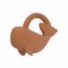 Jollein Bijtring Whale - Caramel - 100% natuurlijk rubber