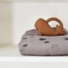 Jollein Bijtring Whale - Caramel - 100% natuurlijk rubber - Afbeelding 4