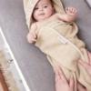Meyco badcape  badstof Ruffle- sand - 80x80cm - Afbeelding 2