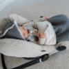 Koeka voetenzak wafel/teddy oslo 0+ 3-punts - steel grey - Afbeelding 3