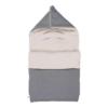 Koeka voetenzak wafel/teddy oslo 0+ 3-punts - steel grey