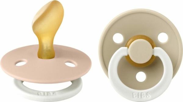 BiBS - Glow in the Dark - Fopspeen - Anatomisch - blush glow / vanilla glow
