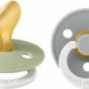 BiBS - Glow in the Dark - Fopspeen - Anatomisch - Sage Glow / Cloud Glow