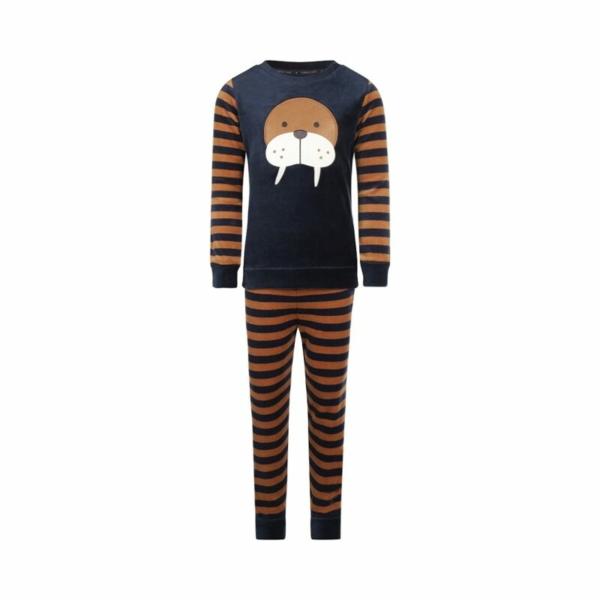 Charlie Choe Jongens Pyjama Homewear Set Velours walrus - S49058 - Afbeelding 2