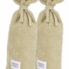 Meyco kruikenzak badstof  2 stuks - sand
