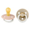 BiBS - Glow in the Dark - Fopspeen - Rond - Blush/Vanilla