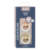 BiBS - Glow in the Dark - Fopspeen - Rond - Blush/Vanilla - Afbeelding 3