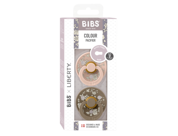 BiBS - liberty - fopspeen - Rond - capel blush mix - Afbeelding 2