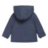 Dirkje winterjas capuchon donkerblauw camel borg U44582 - Afbeelding 2