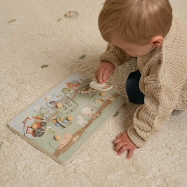 Little Dutch Houten puzzel Little Farm - LD7158 - Afbeelding 4