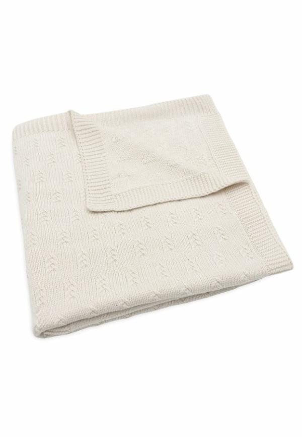 Jollein Deken  Grain Knit - Oatmeal