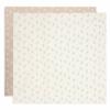 Jollein Hydrofiele Doek Large 115x115cm - Twig- wild rose (2 Stuks)