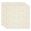 Jollein Hydrofiele Doek Small 70x70cm - animals - nougat ( 3 stuks)