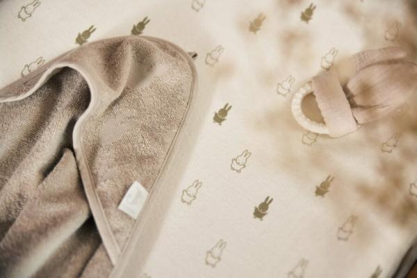 Jollein Aankleedkussenhoes Jersey 50x70cm - Nijntje - Olive green - Afbeelding 2