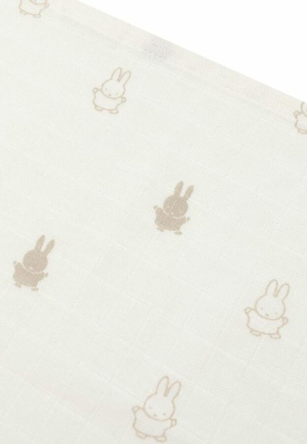 Jollein Hydrofiele Doek Small 70x70cm - Miffy - Nijntje - nougat ( 3 stuks) - Afbeelding 3