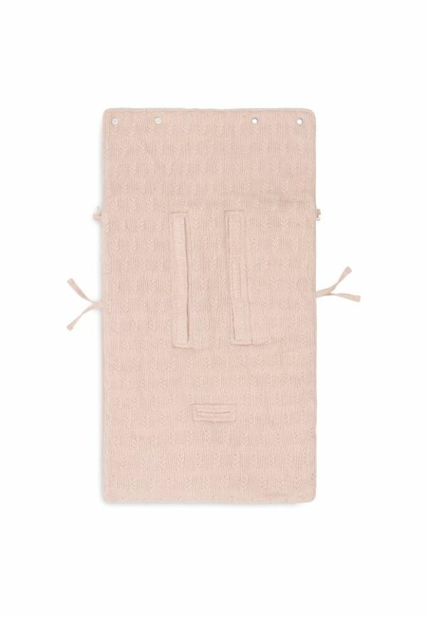 Jollein Voetenzak voor Autostoel Kinderwagen Grain Knit - Wild Flower - Afbeelding 4