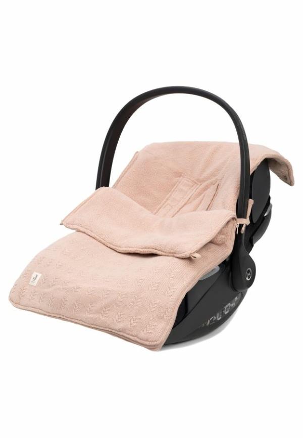 Jollein Voetenzak voor Autostoel Kinderwagen Grain Knit - Wild Flower