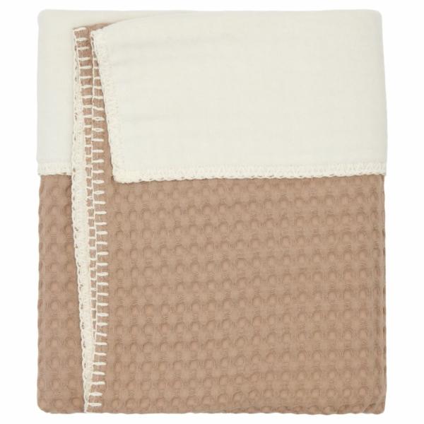 Koeka deken cotton fleece wafel amsterdam - Caffe - Afbeelding 3