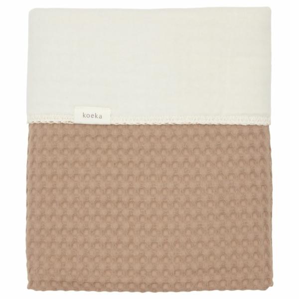 Koeka deken cotton fleece wafel amsterdam - Caffe