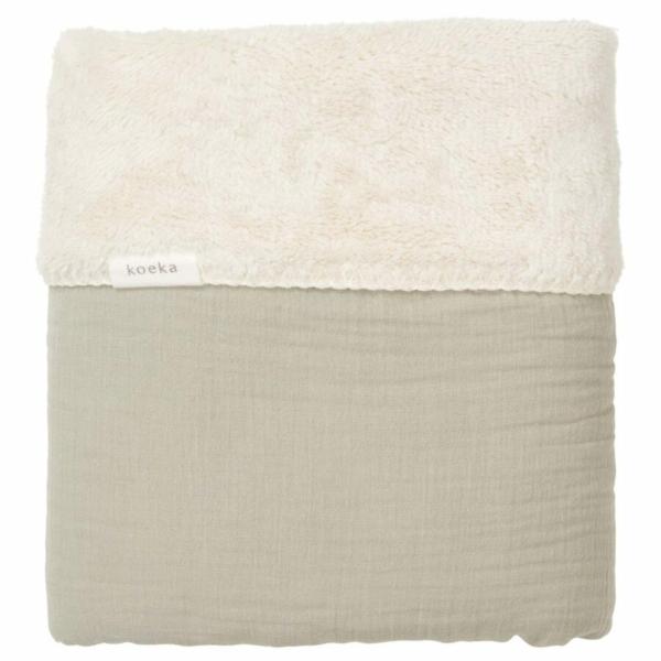 Koeka deken Teddy Faro - sage