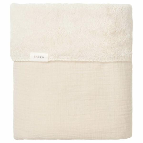 Koeka deken Teddy Faro - warm white
