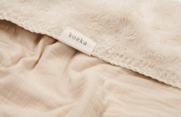 Koeka deken Teddy Faro - warm white - Afbeelding 3