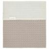 Koeka deken wafel flanel antwerp - clay / pebble