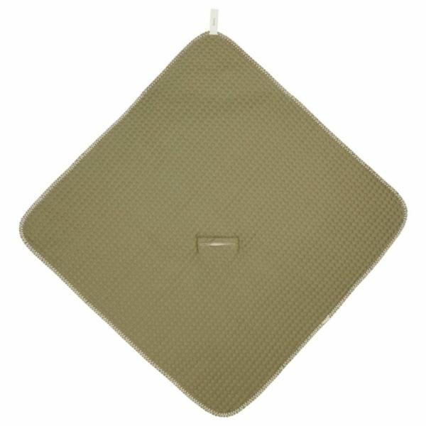 Koeka omslagdoek wafel teddy oslo - Moss - Afbeelding 3