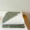 Koeka omslagdoek wafel teddy oslo - Moss - Afbeelding 4