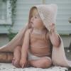 Koeka omslagdoek Antwerp wafel/badstof - rosa salt - Afbeelding 3
