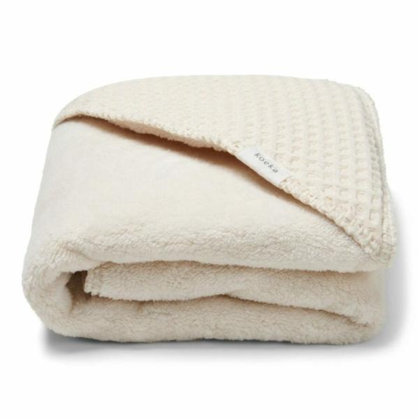 Koeka omslagdoek wafel teddy oslo - natural - Afbeelding 2
