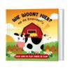 Kartonboekje: Wie woont hier? Op de boerderij