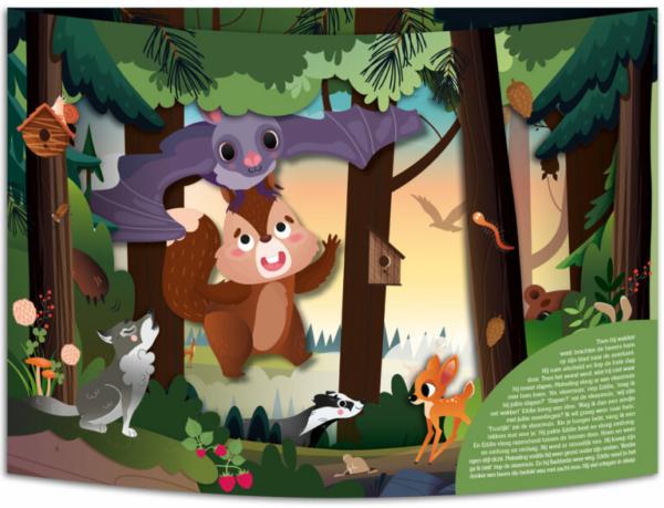 Wondere wereld pop-up boek – Avontuur in het bos - Afbeelding 2