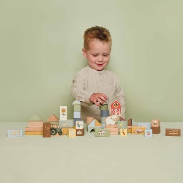 Little Dutch Bouwblokken Little Farm - LD7145 - Afbeelding 3